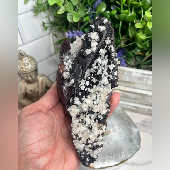 Calcite Crystals on Limonite - Picture 6 of 7